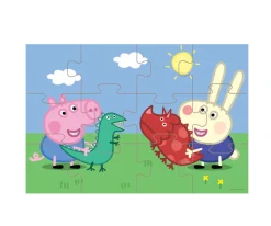 Maletín Puzzle Peppa Pig 12 piezas George