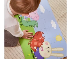 Maletín Puzzle Peppa Pig 12 piezas George