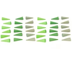 Mandala Pequeños Conos Verdes