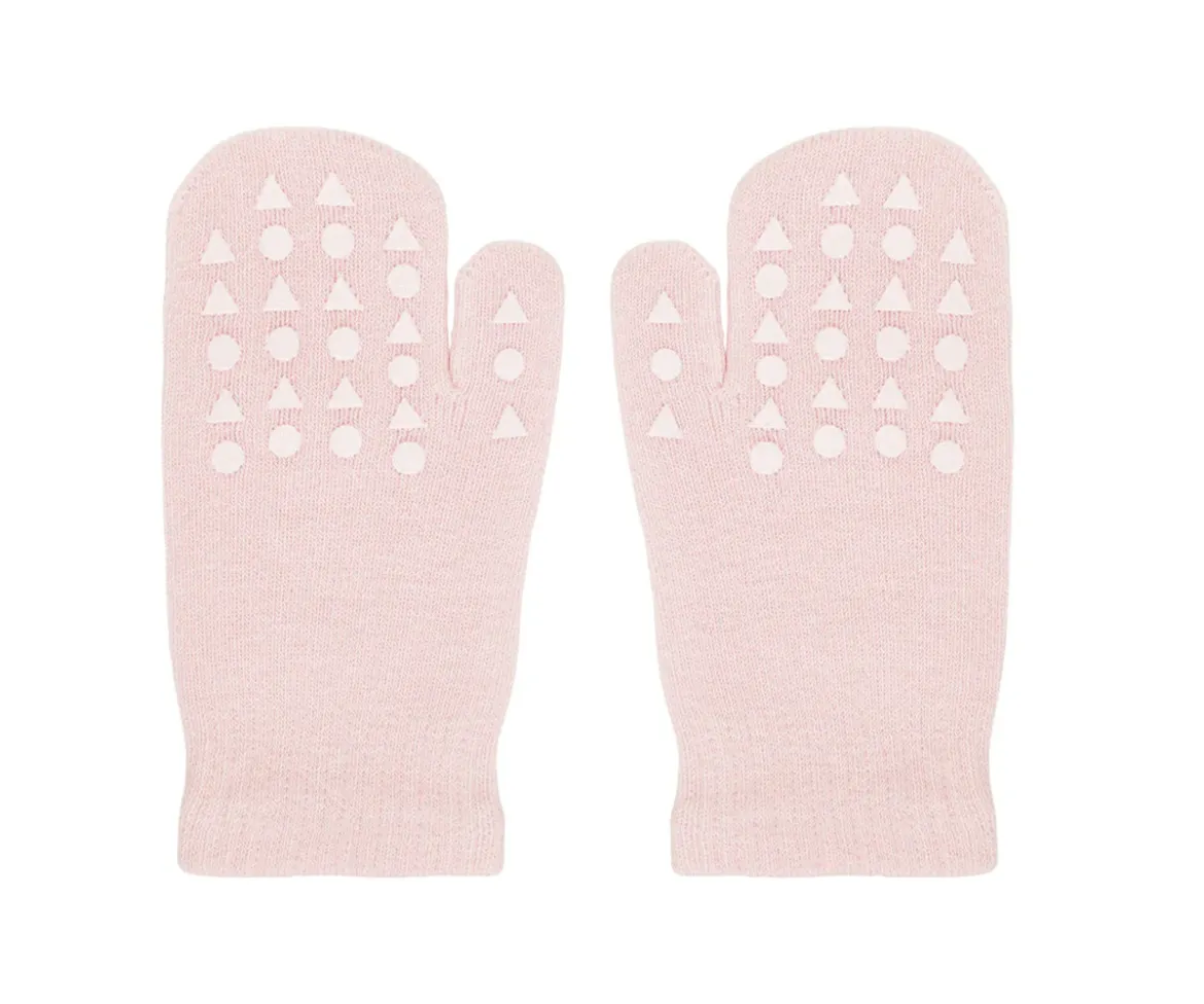 Manoplas Antideslizantes Algodón Orgánico Soft Pink