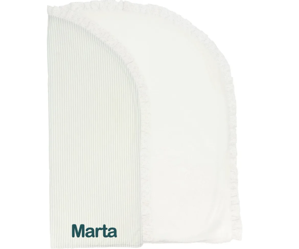Manta Arrullo Dorset Verde Personalizable