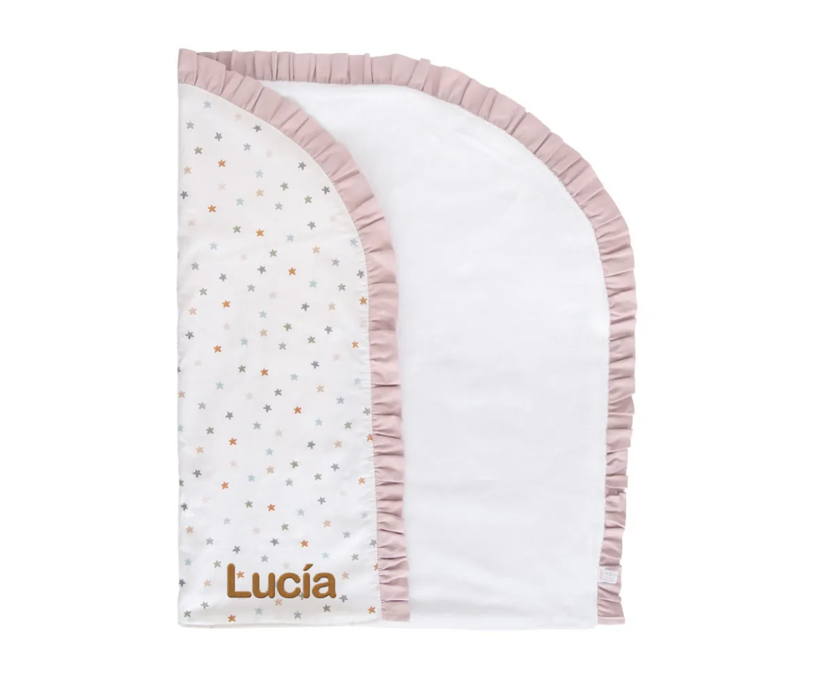 Manta Arrullo Little Stars Pink Personalizable