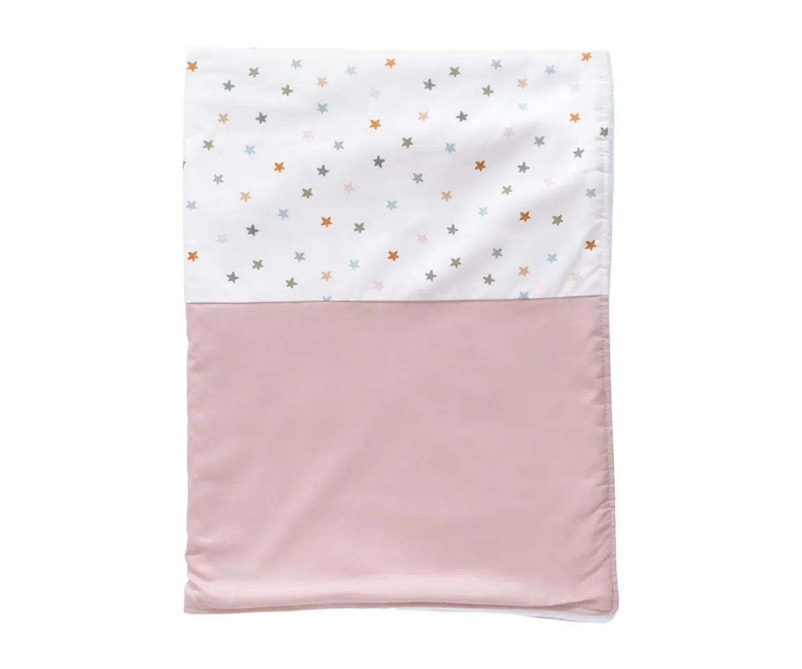 Manta Coralina Little Stars Pink Personalizable