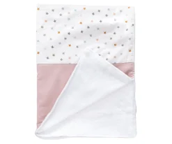 Manta Coralina Little Stars Pink Personalizable