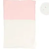 Manta Coralina Rainbow Dots Rosa Personalizable