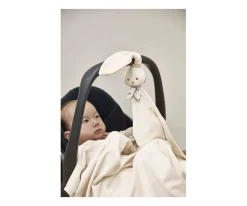 Manta de Peluche Conejito Crema