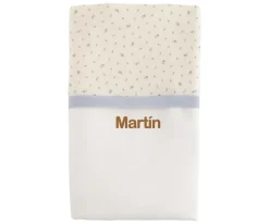 Manta Flor Azul Personalizable