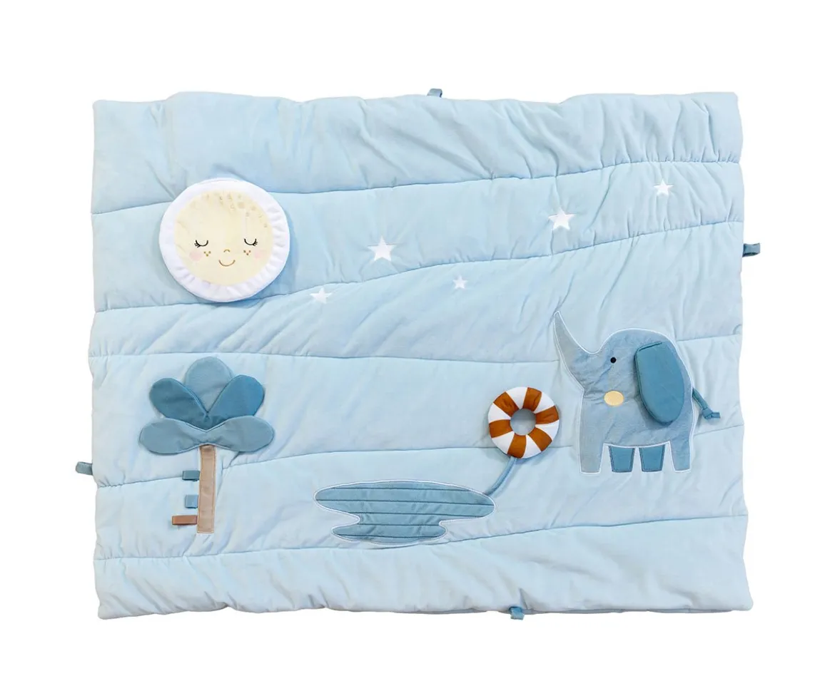 Manta Juegos Monnëka Blue Elephant