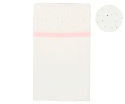 Manta Rainbow Dots Rosa Personalizable