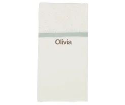 Manta Rainbow Dots Verde Personalizable