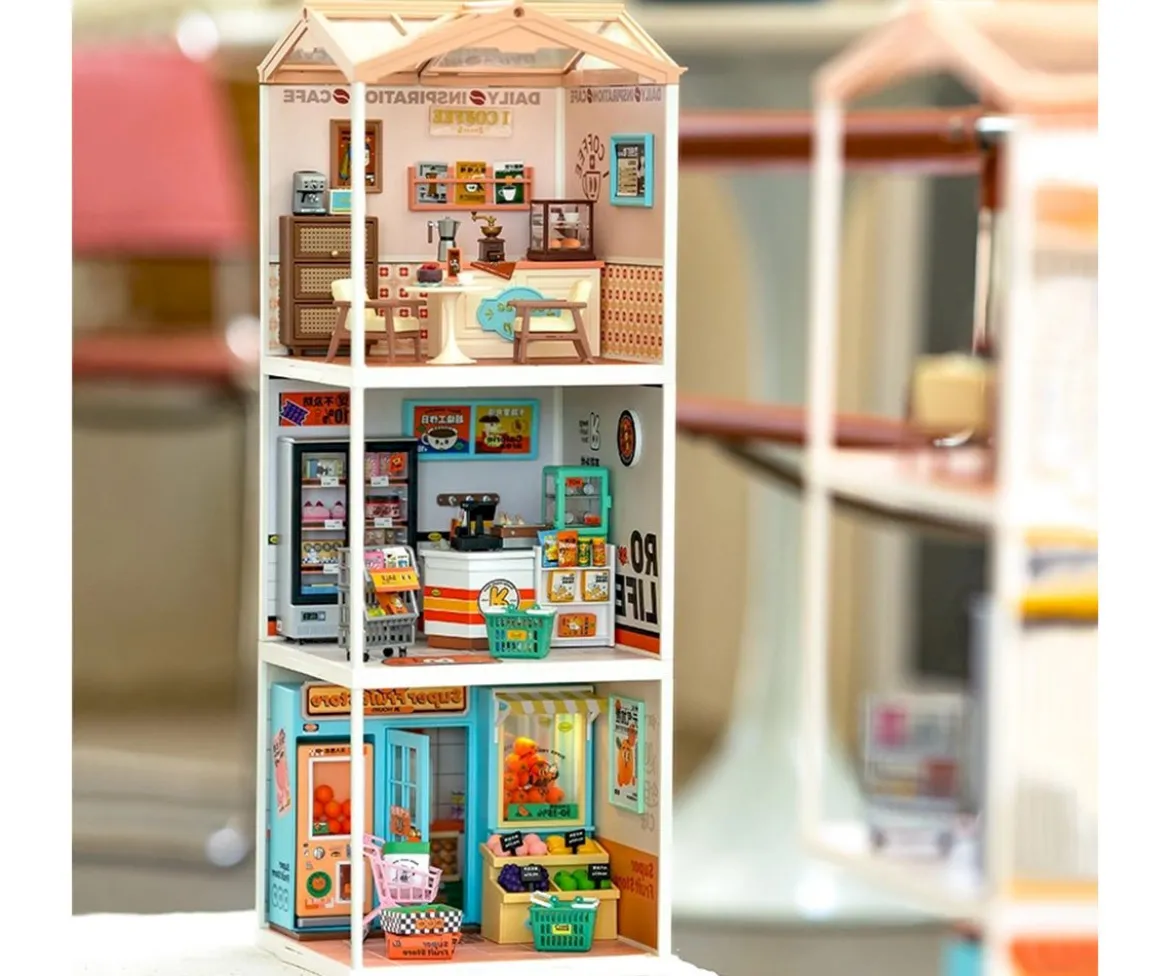 Maqueta a Escala Tienda Suministro de Energía