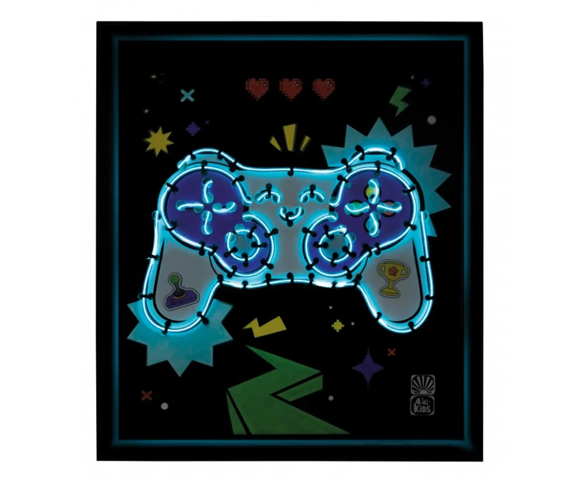 Marco Decorativo Neon Gamepad