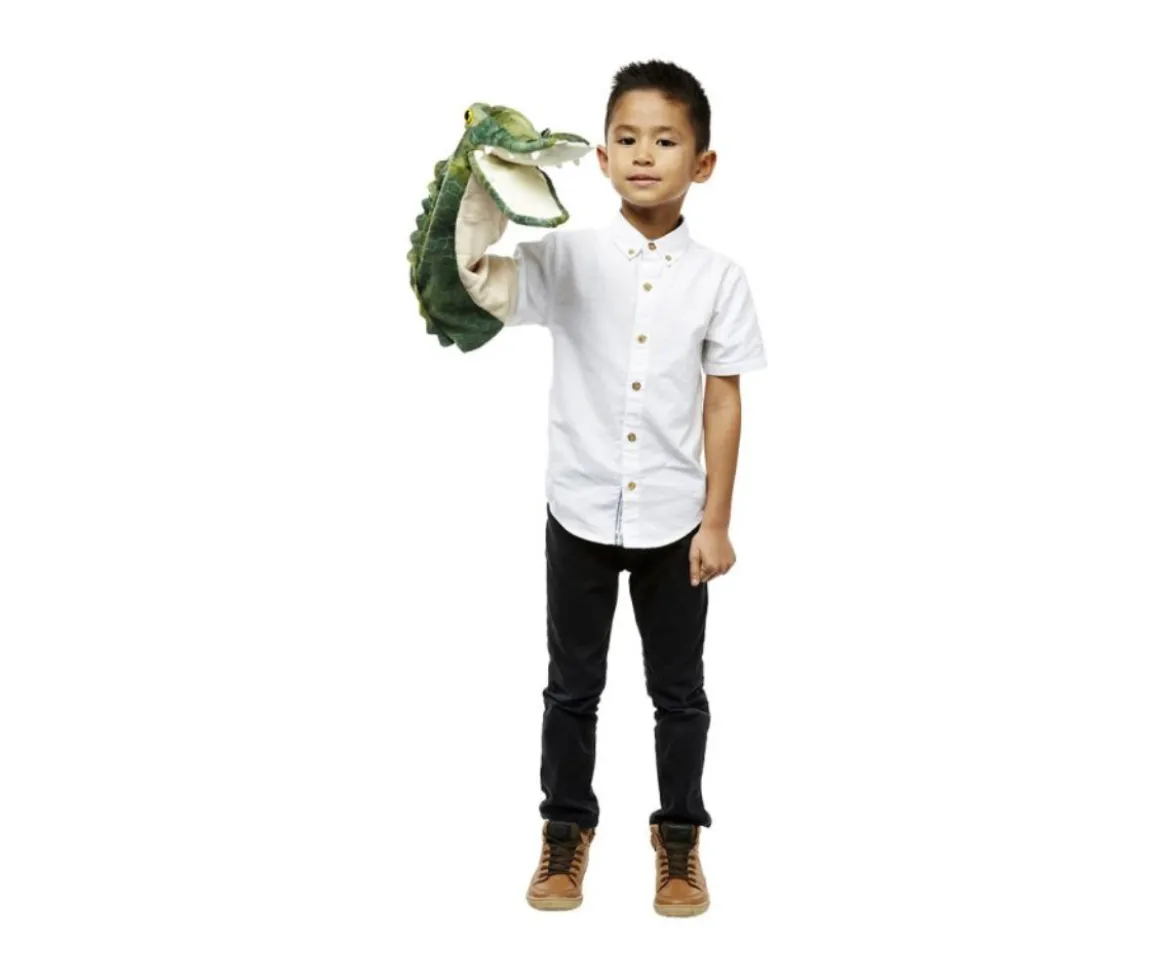 Marioneta de guante cocodrilo