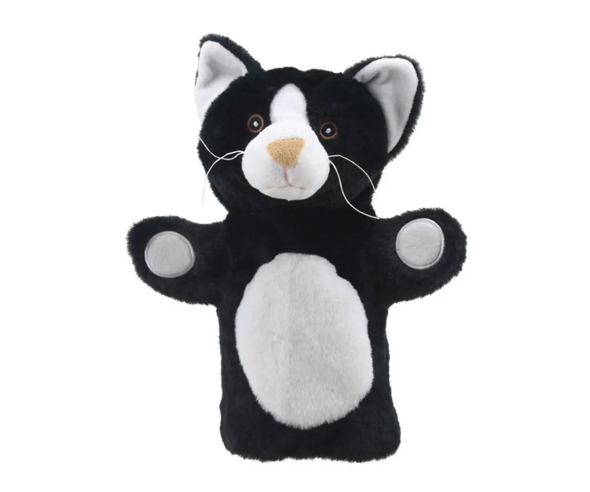 Marioneta Eco Cat Blanco y Negro