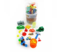 Masa Sensorial Build It Construction Play Pot