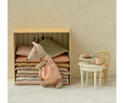Mesa Auxiliar Vintage para Ratones Off White