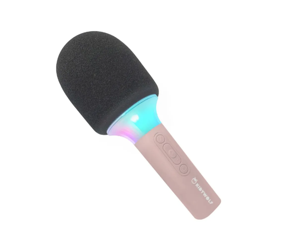 Micrófono Inalámbrico Karaoke Rosa Kidymic
