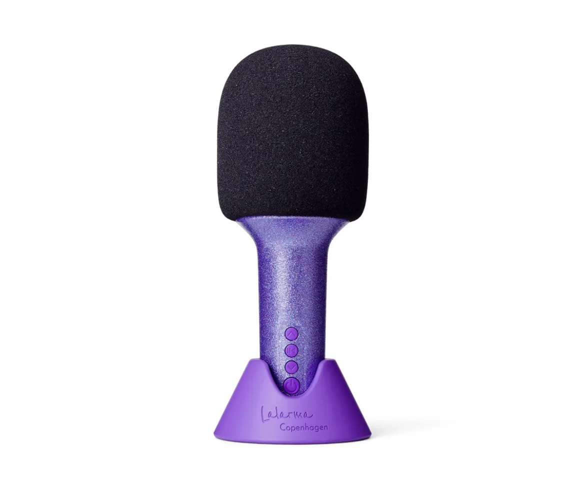 Micrófono Karaoke Glitter Groove Morado