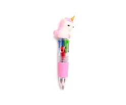 Mini Bloc de Notas de Peluche con Bolígrafo Unicornio Mágico