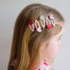 5 Mini Clips Heart Clic Clacs