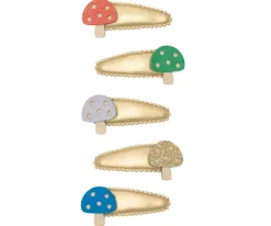 5 Mini Clips Toadstool Mabel