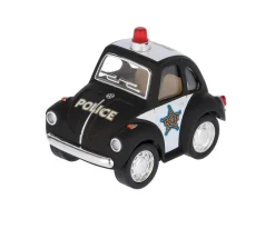 Mini Coche Policía Negro