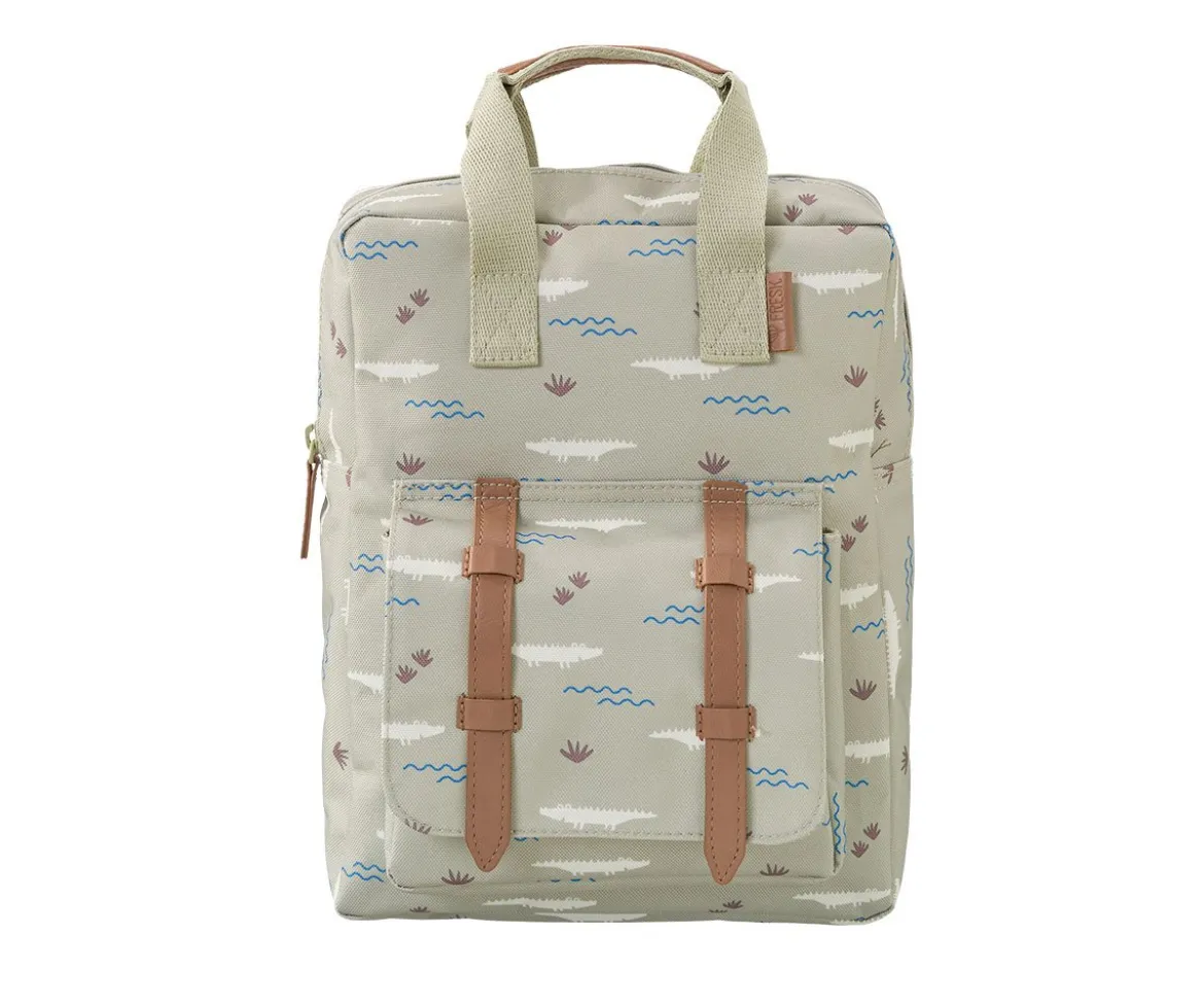 Mini Mochila Cocodrilo Personalizable