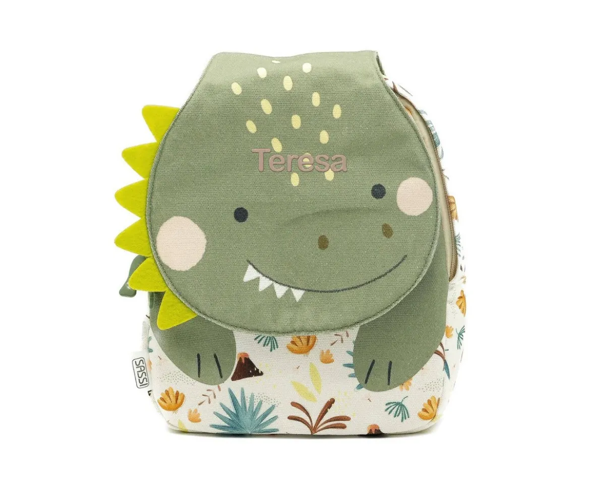 Mini Mochila Dinosaurio Personalizable