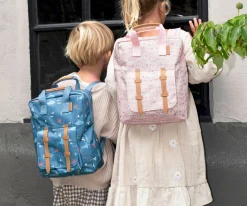 Mini Mochila Flores Personalizable