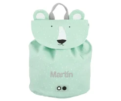 Mini Mochila Mr. Polar Bear con Llavero Personalizado