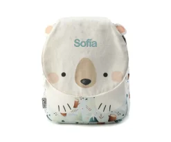 Mini Mochila Oso Polar Personalizable