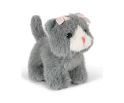 Mini Peluche Baby Animals Grey Cat