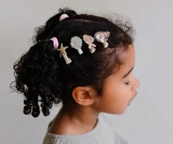 8 Mini Pinzas de Pelo Mermaid