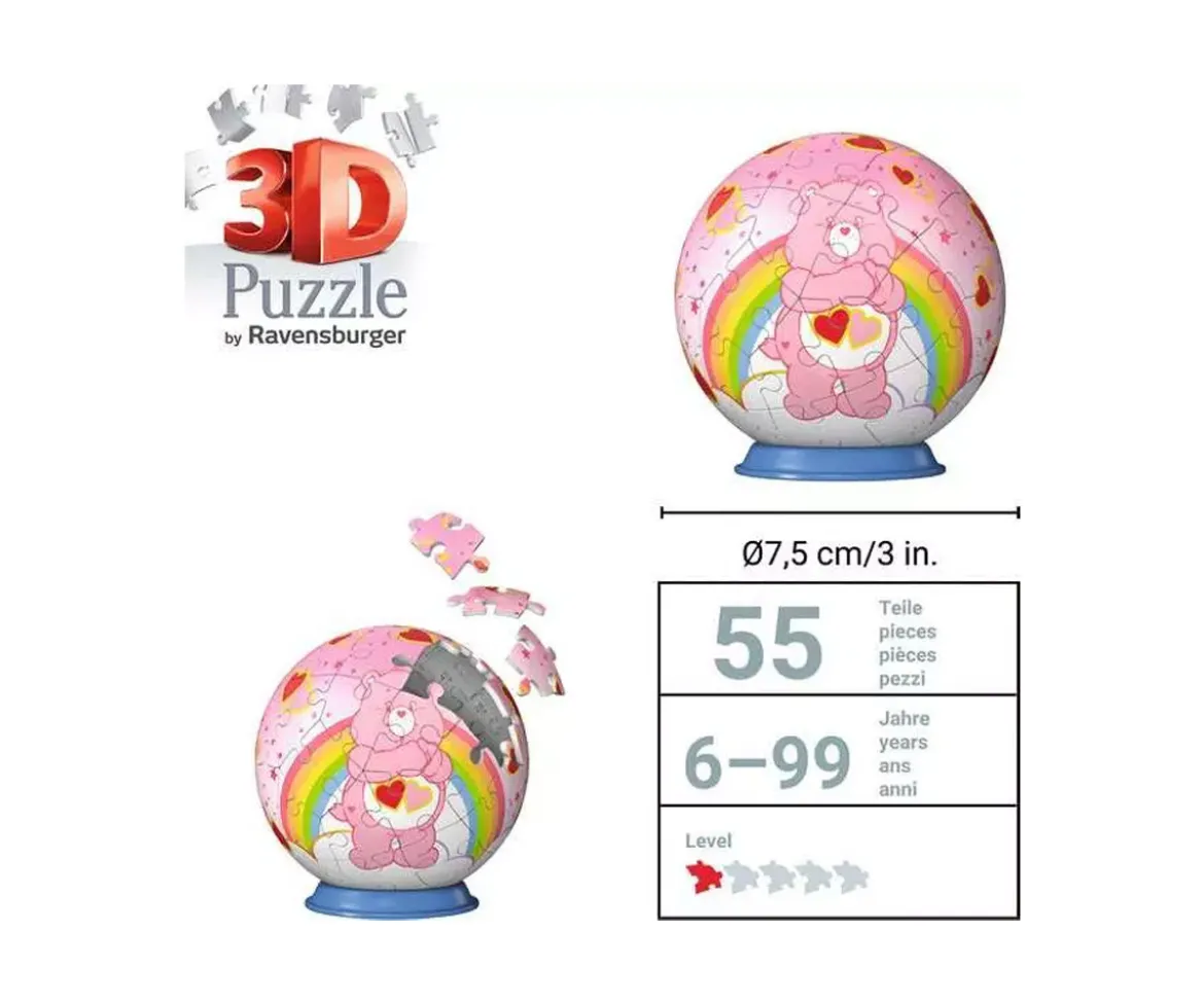 Mini Puzzle 3D Care Bears