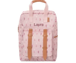 Mochila Colegio Caballito de Mar Personalizable