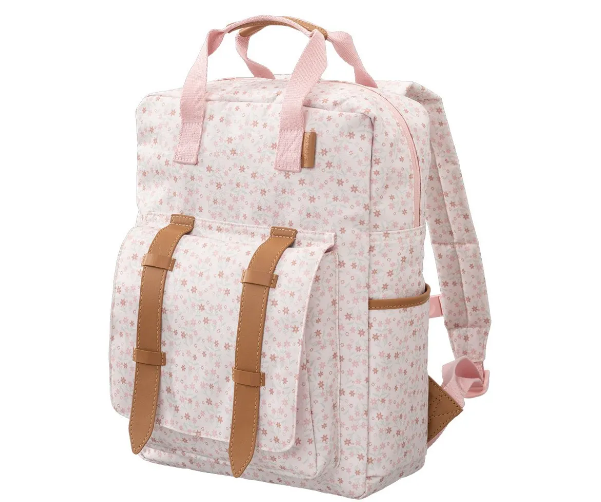 Mochila Colegio Fresk Grande Flores Personalizable
