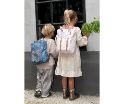 Mochila Colegio Fresk Grande Flores Personalizable