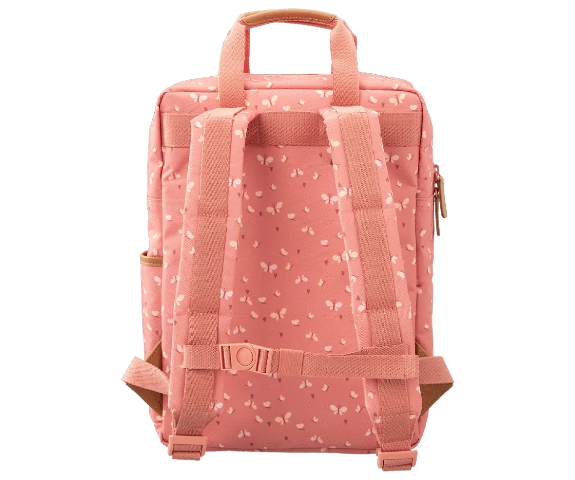Mochila Colegio Fresk Grande Mariposas Personalizable