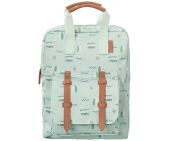 Mochila Colegio Surf Azul Personalizable