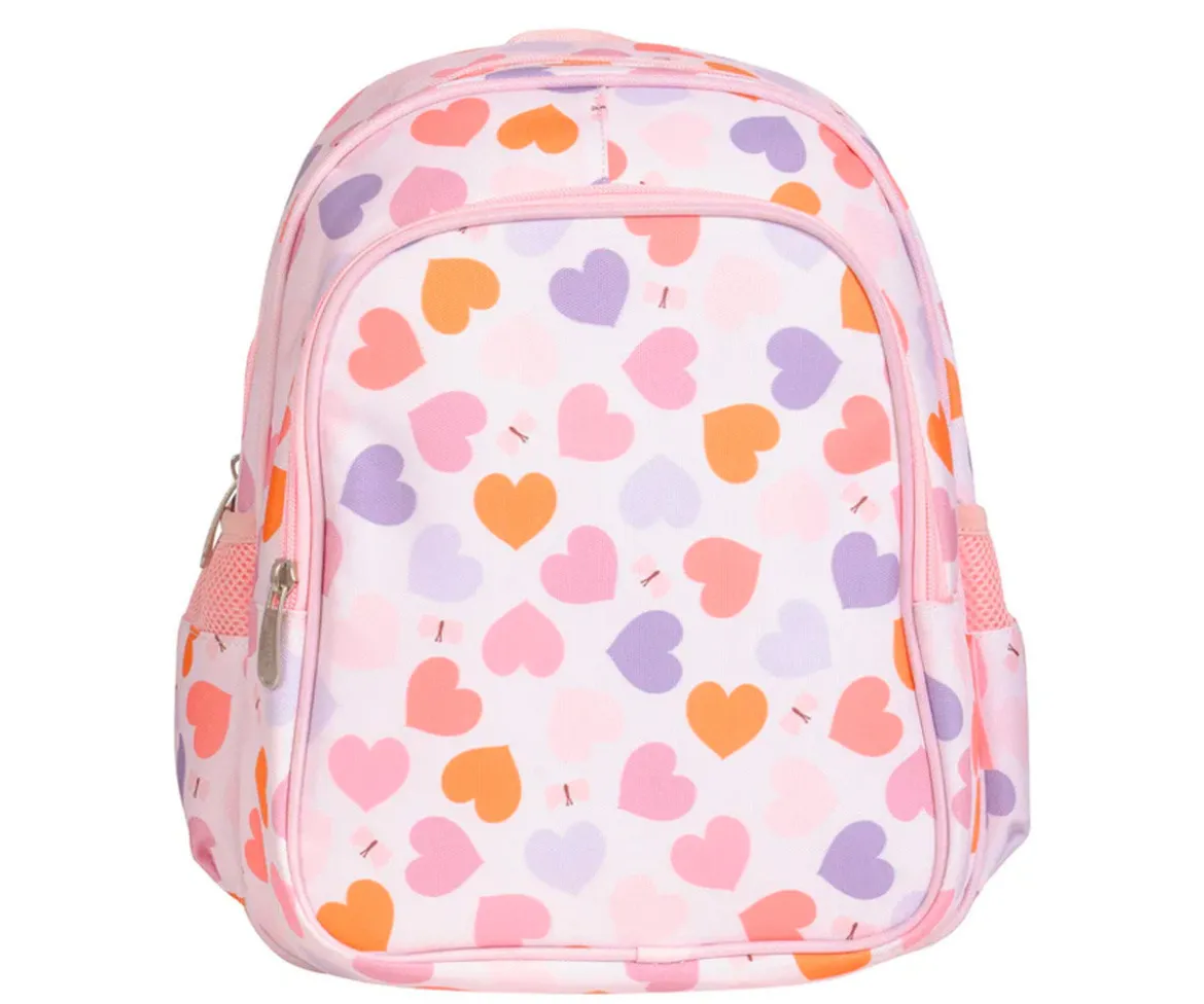 Mochila con Bolsillo Térmico Corazones