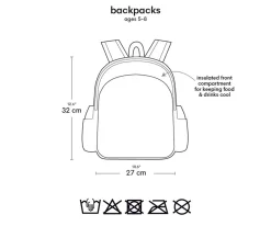 Mochila con Bolsillo Térmico Flower Garden