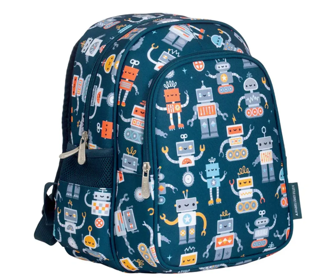 Mochila con Bolsillo Térmico Robots