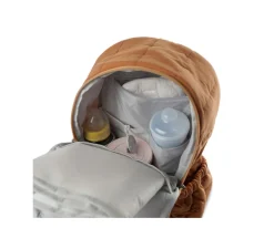 Mochila con Cambiador Plumini para Bebés Ocre