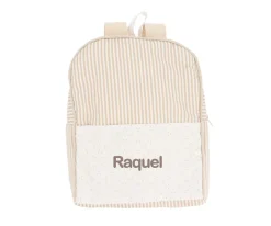 Mochila Dorset Beige Personalizable