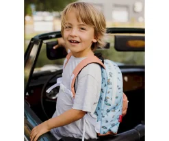 Mochila Escolar Blue Island Personalizable
