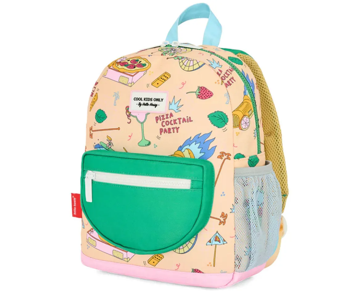 Mochila Escolar Cocktail Party Personalizable