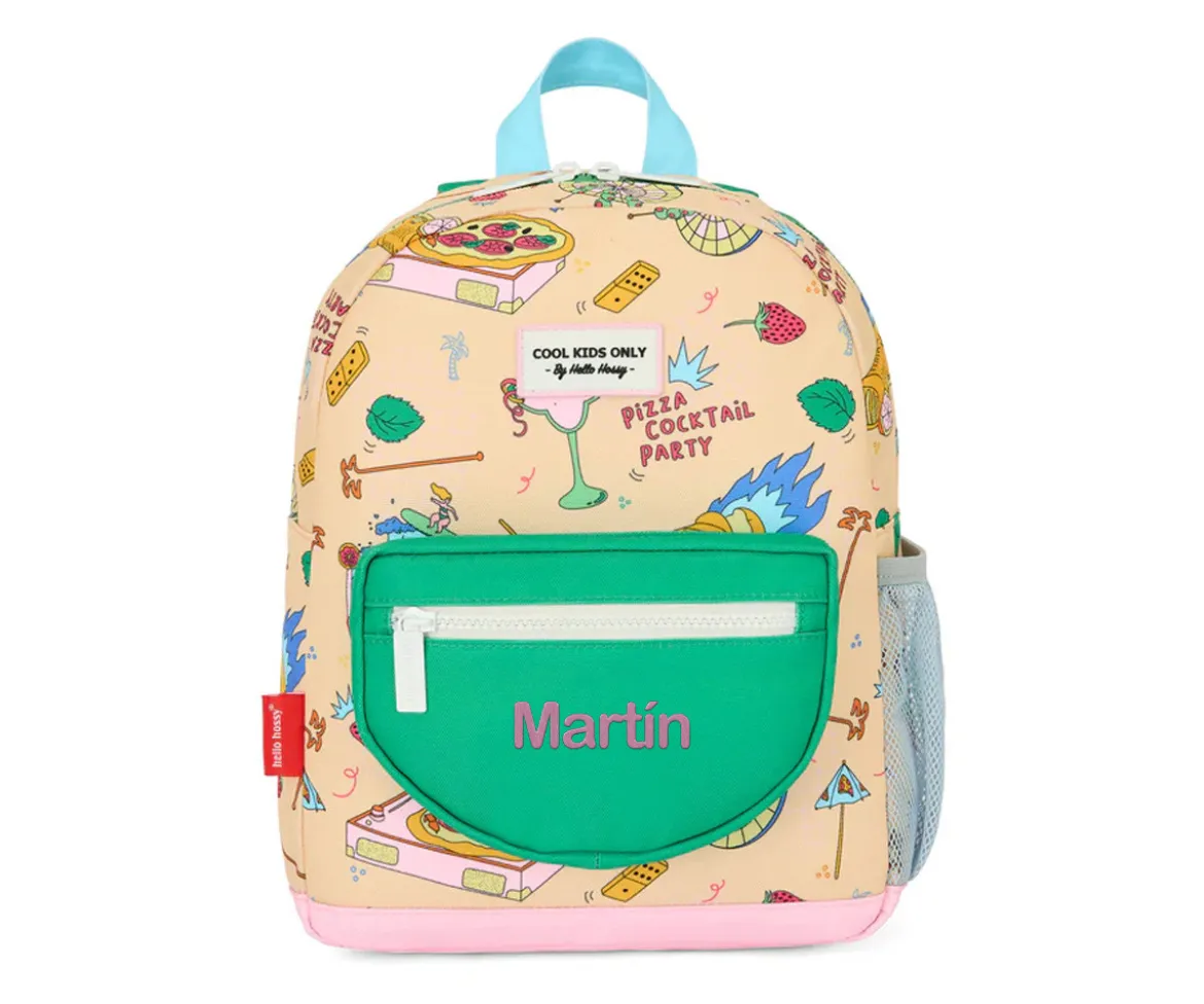 Mochila Escolar Cocktail Party Personalizable