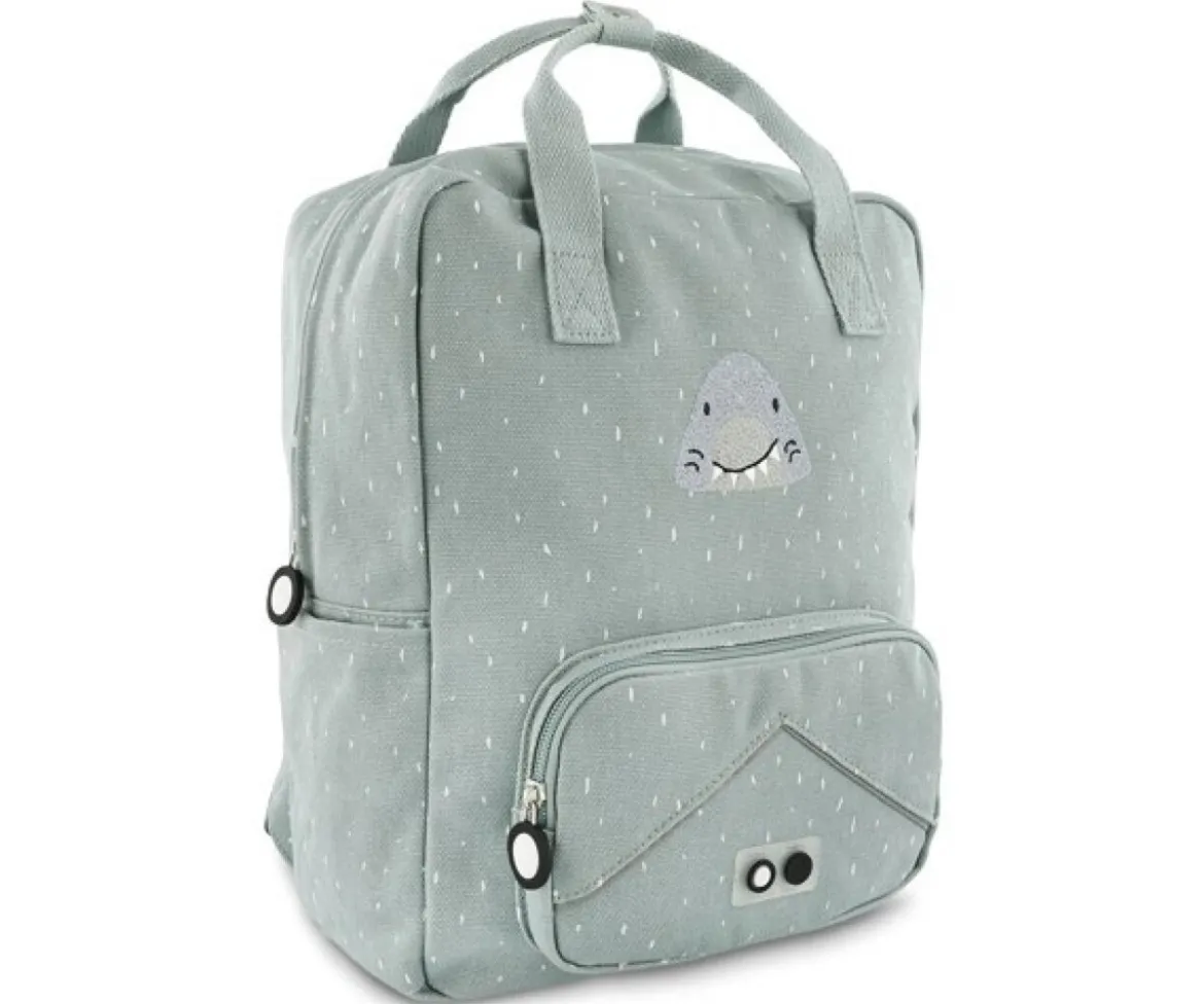 Mochila Escolar Grande Mr. Shark Personalizable