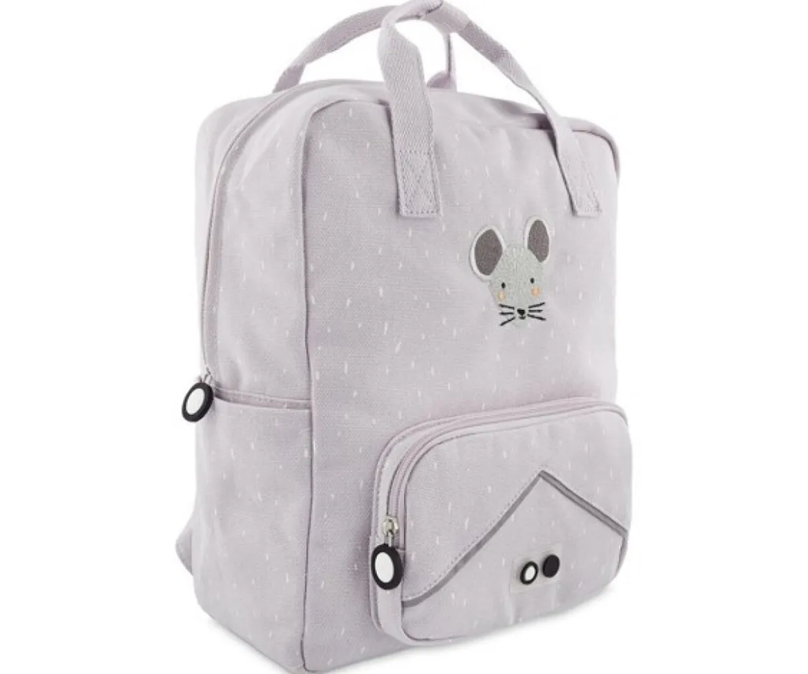 Mochila Escolar Grande Mrs. Mouse con Llavero Personalizado