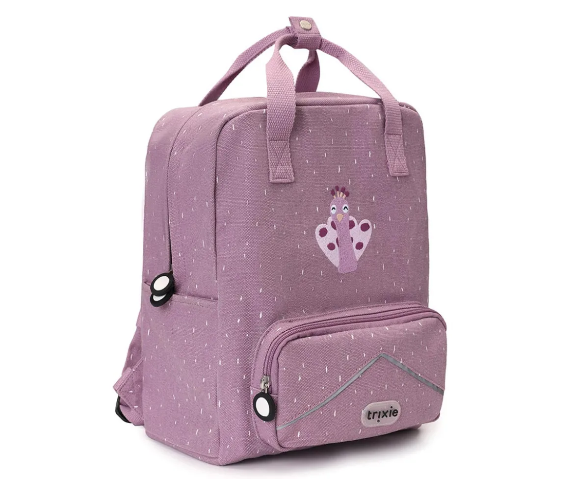 Mochila Escolar Grande Mrs. Peacock Personalizable